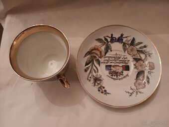 Porcelánový šálek s vojáky - Rakousko Uhersko - 3