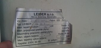 Plynový kotol LEIBER - 3