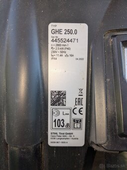 Štiepkovač Stihl GHE 250 - 3