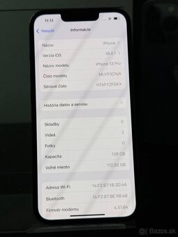 Predám Apple iPhone 13 PRO 128Gb Black Bežne známky - 3