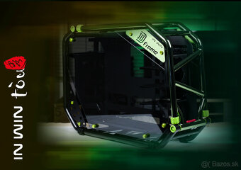 In Win D-FRAME 2.0 black/green + 1065W zdroj D-FRAME 2.0 - 3