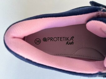 Modro-ružové poltopánky Protetika – veľkosť 36 - 3
