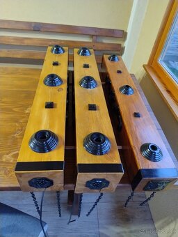 Lustre drevený hranol - 3