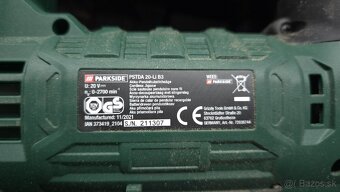 Aku priamočiara píla PSTDA 20-Li B3 - 3