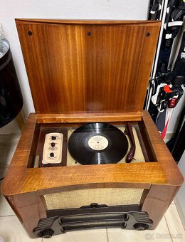 Starozitne radio s gramofonom Tesla - 3