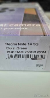 Xiaomi Redmi Note 14 5G 8GB/256GB Coral Green - 3