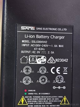 Nabíjačka ebike 42V 2A 3 pin - 3