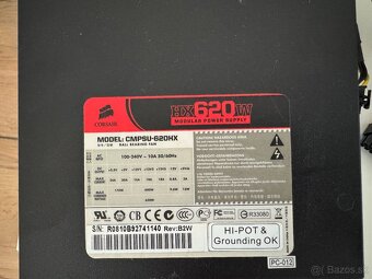 Zdroj Corsair HX 620W - 3