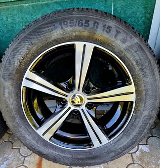 5x112 R15 Elektrony + Pneumatiky 195/65 R15 - 3