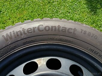 Sada kolies Škoda Octavia 2, plechové disky +pneu 205/55 R15 - 3