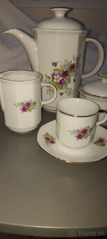 Čajová /kávová/súprava-FIALKY - 3