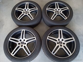 4ks letne ALU 5x100 R17 7J ET38 DIEWE (Germany) - 3