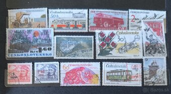 Poštové známky Československo - doprava / kozmos - 3