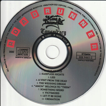 CD King Diamond – Conspiracy 1989 - 3