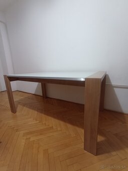 Jedálenský stôl so sklom - 3