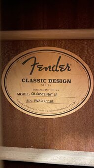 Fender CB-60SCE - 3