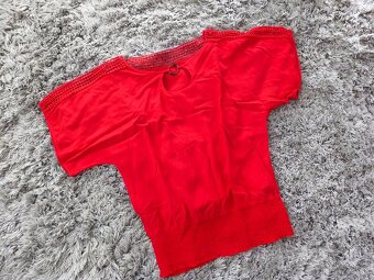 Dámska blúzka červená 38/M - 3