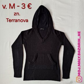 DÁMSKY PULÓVER S KAPUCŇOU (v. M) 3 € - 3
