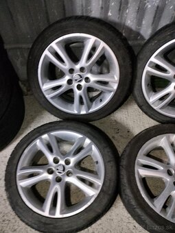 4ks alu disky orig. Skoda 5x100 r16 205/45 r16 - 3