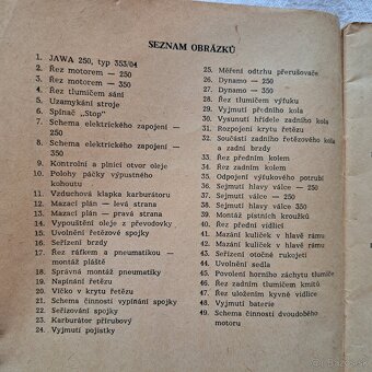 Originál príručka Jawa 250,350 - 3