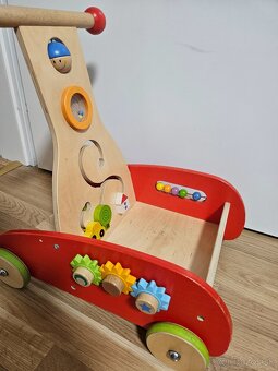 Choditko, vozik na tlacenie pre deti Hape - 3