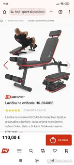 Lavička na cvičenie - 3