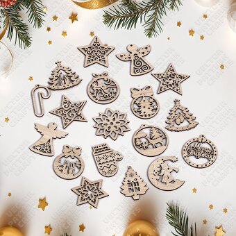 Vianočné ozdoby, dekorácie - 3