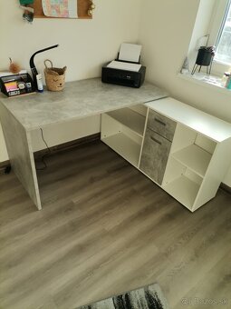 Rohovy pisaci stol do pracovne - 3