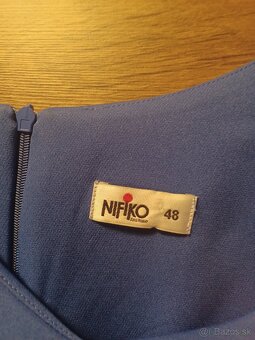 Modré slávnostné šaty - 3