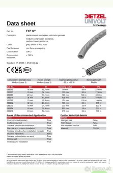 elektroinštaláčna trubka typ. FXP - 3