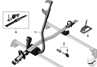 BMW nosic bicyklov na strechu auta - 3