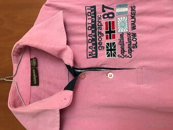 NAPAPIJRI originál baby pink damske polotricko S - 3