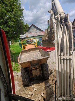 Ponúkam na prenájom dumper, bager,vozik - 3