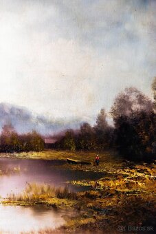 Karl Schmidbauer – olej na plátne, 105×75cm - 3