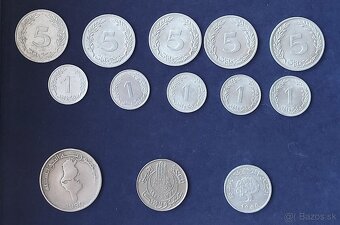 Zbierka mincí - Tunisko, Taliansko, Kanada, striebro ostrovy - 3