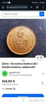 Žetón minca Tecnotron Dedem LGI - 3