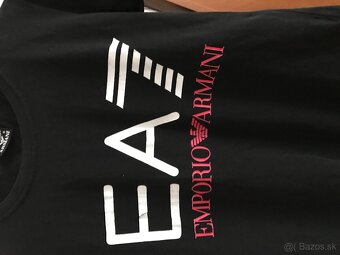 EMPORIO ARMANI black damske tricko S - 3