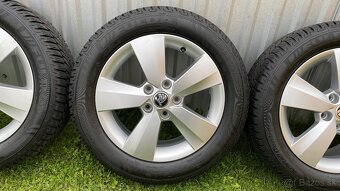 Zimná sada originál Škoda Octavia 3, 5x112 R16 - 3