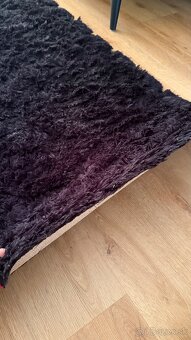 Velky cierny koberec s dlhym vlasom 200x330 - 3