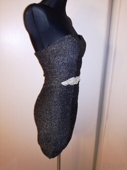 Strieborné koktejlky Pretty Women, nové, veľ. 36 - 3