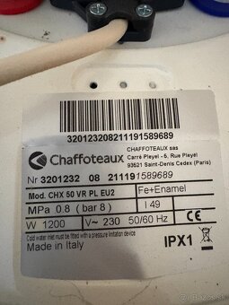 Predam elektricky ohrievac vody 50l - 3