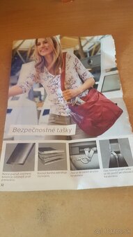 Bezpečnostná taška,/kabelka s mnohými priečinkami - 3