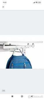 Stôl nastaviteľný Spacetronik XD 120x60 Bielo-ružový ergonom - 3