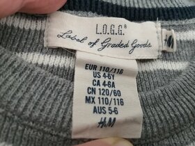 Pulóvrik H&M, veľkosť 110 (výborný stav) - 3