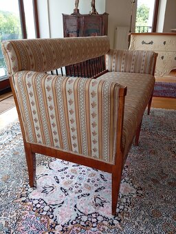 AKCIA ✨Vzácna Biedermeier lavica z r. 1830✨ - 3
