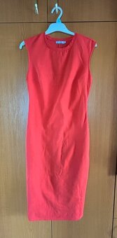 ZARA - červené šaty + darček čierne sako zadarmo - 3