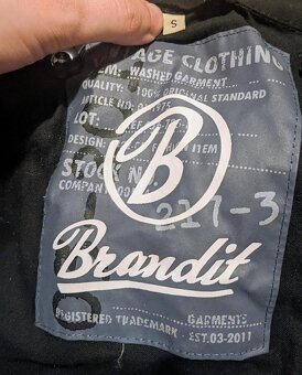 Brandit M65 zimná bunda (čierna) – veľkosť S – dobrý stav - 3