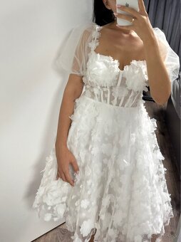 Popolnočné svadobné šaty - 3