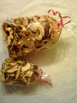 sušené jablkové štiepky - jabĺčka - 3