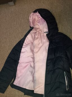 Dievčenská vetrovka - bunda veľ. č. 140 - 3